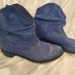 Bullboxer Denim Blue Leather